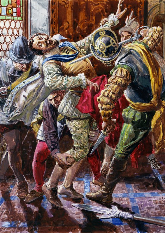 Assassinato de Henrique I, duque de Guise, pela guarda-costas do rei Henrique III de C.L. Doughty