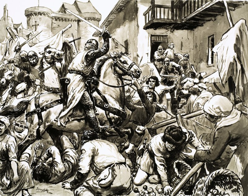 Hans Bohm é transportado à força para o Castelo de Wurzburg de C.L. Doughty