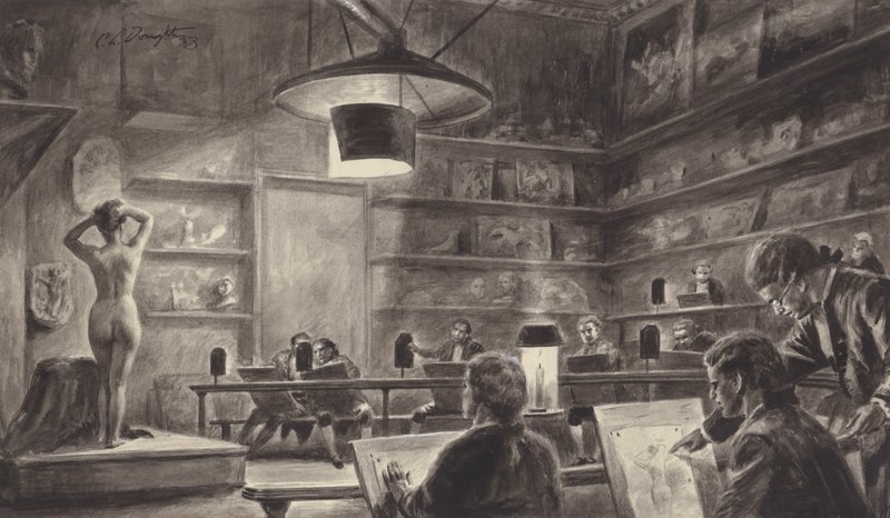 Aula de vida na Royal Academy, Londres de C.L. Doughty