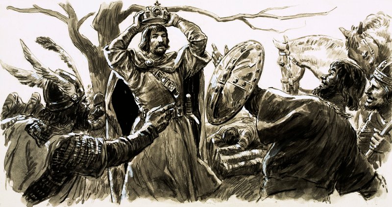 Macbeth - Not Guilty of Murder (guache sobre papel) de C.L. Doughty