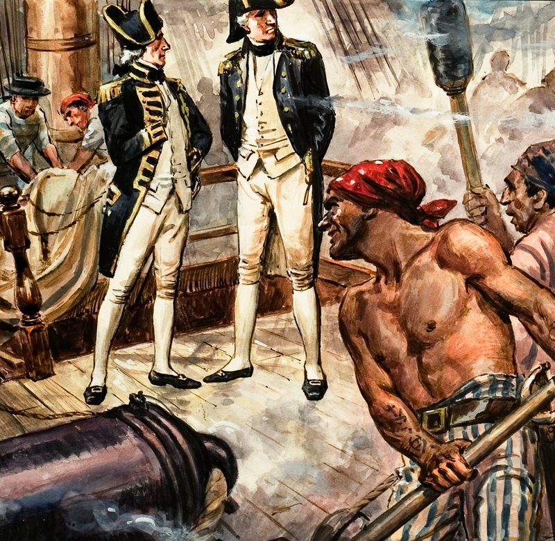 Nelson na batalha de Trafalgar de C.L. Doughty