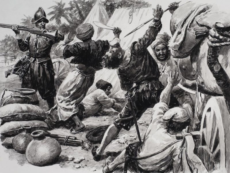 Os espanhóis lutam contra os árabes de C.L. Doughty