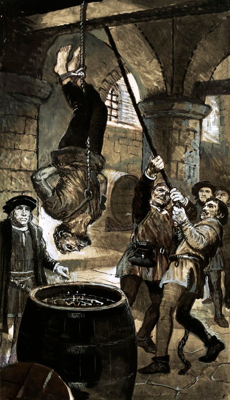A morte do Duque de Clarence numa garrafa de vinho (guache sobre papel) de C.L. Doughty