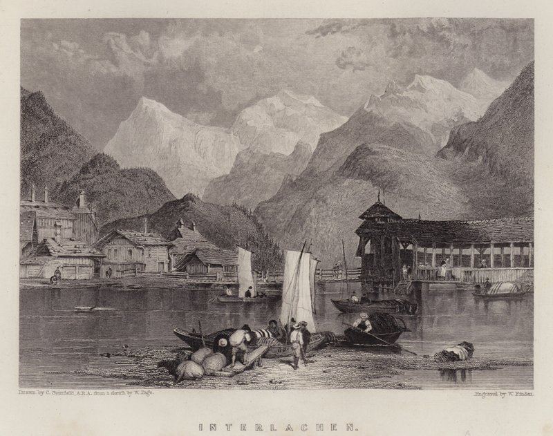 Interlachen (cor litho) de C. (after) Stanfield