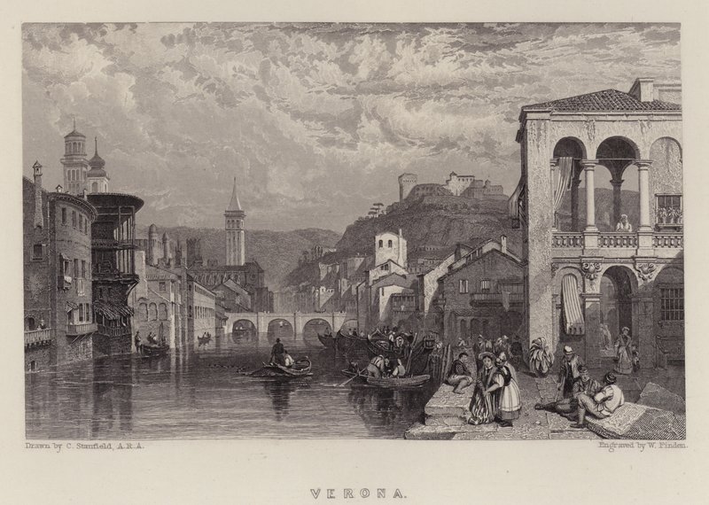 Verona (cor litho) de C. (after) Stanfield