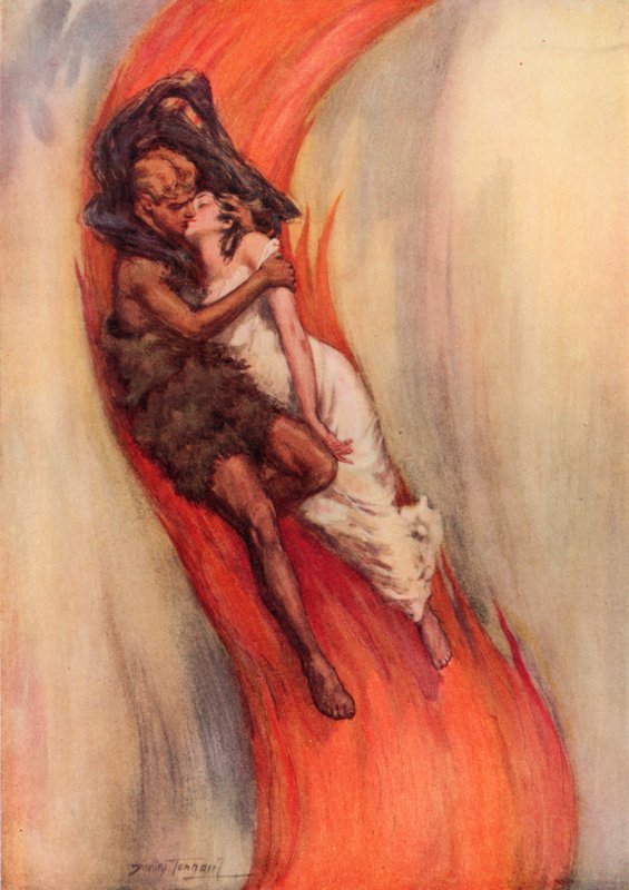 Linguagem de Amor (cor litho) de C. Dudley (after) Tennant