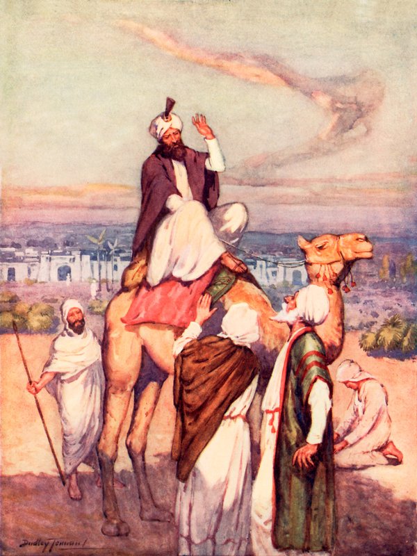 Mohammed: O fundador árabe de uma grande religião (cor litho) de C. Dudley Tennant