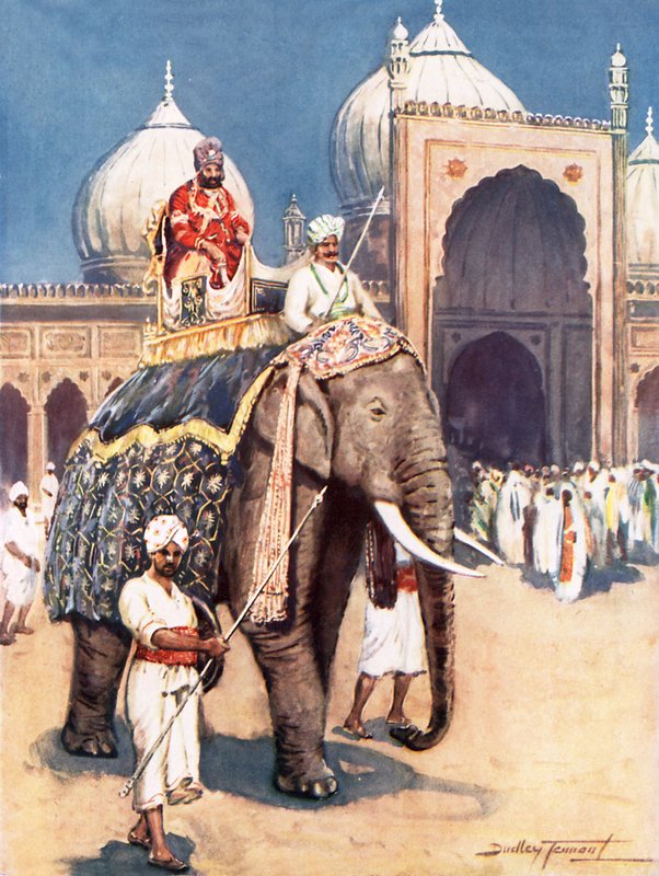A beleza radiante da adorável mesquita de pérolas (cor litho) de C. Dudley Tennant