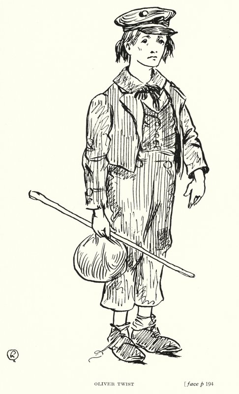 Carácter de Dickens: Oliver Twist (litho) de Captain Edward Henry Handley Read