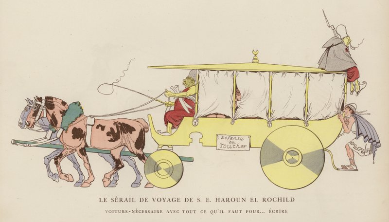 Ilustração para Les Courses Dans L "Antiquite de Caran D" Ache de Caran dAche
