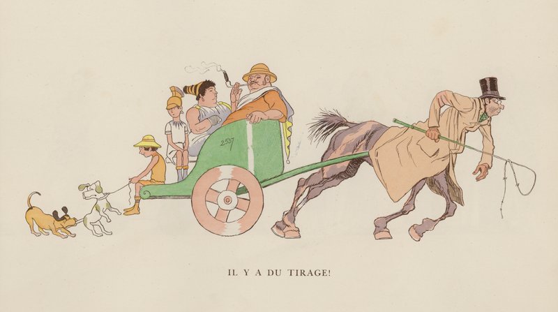 Ilustração para Les Courses Dans L "Antiquite de Caran D" Ache de Caran dAche