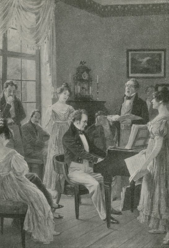 O music-maker toca uma melodia de Carl Röchling