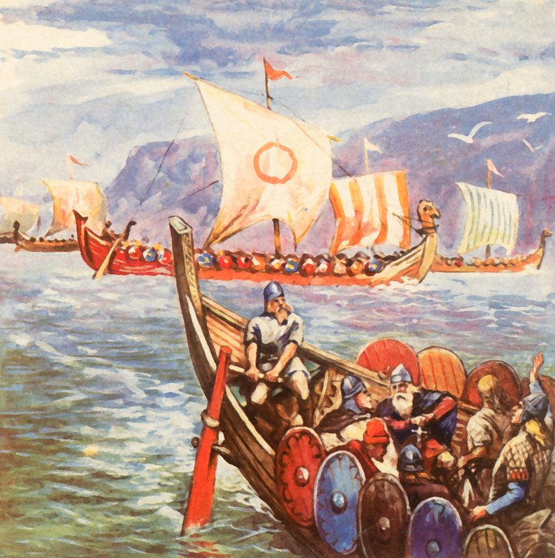 Frota Willinger (litografia a cores melhorada) de Carl Arriens