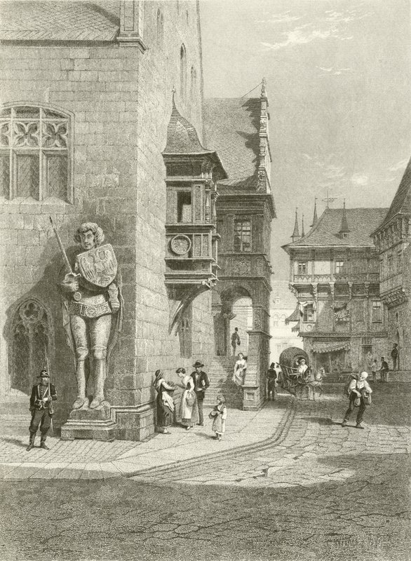 Câmara Municipal, Halberstadt de Carl Friedrich Heinrich Werner