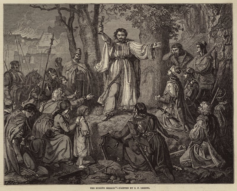 O sermão hussita de Carl Friedrich Lessing