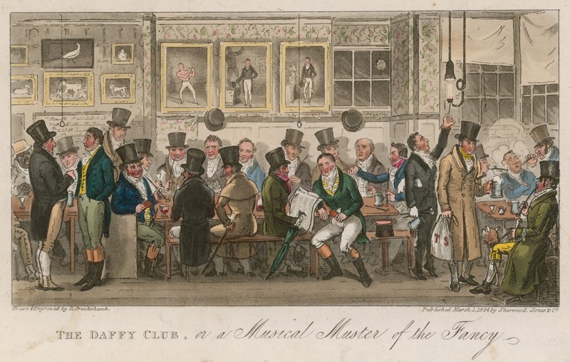 O Daffy Club ou um Musical Master of the Fancy de Carl Georg Adolph Hasenpflug