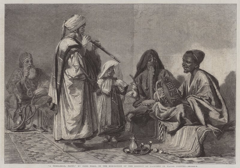 Um ensaio, Cairo de Carl Haag
