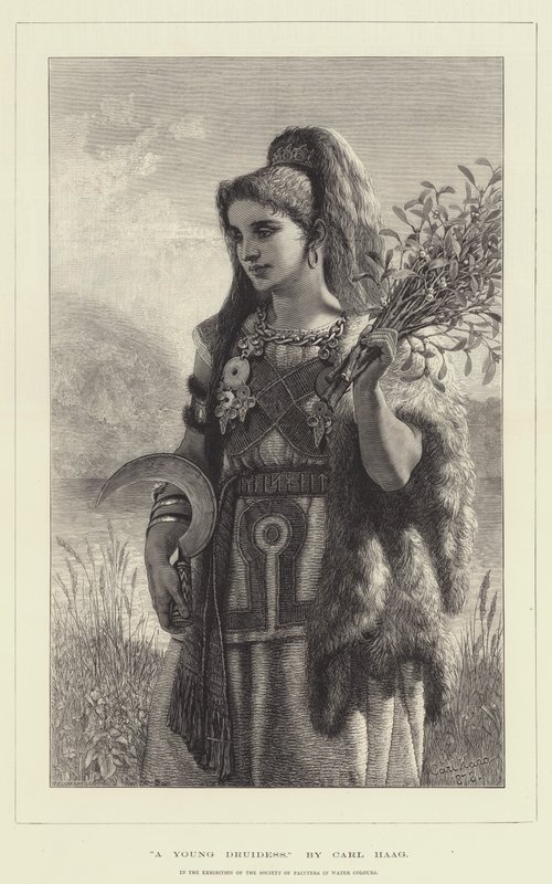 Um jovem druida de Carl Haag