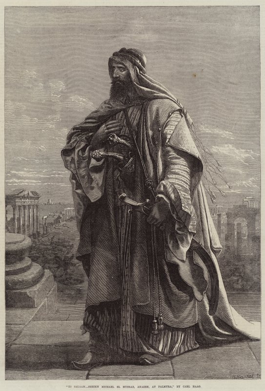 Es Salaam, Sheikh Michael El Musrab, Anazeh, em Palmyra de Carl Haag