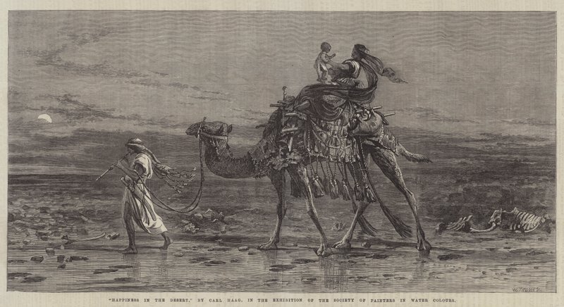 Felicidade no deserto de Carl Haag