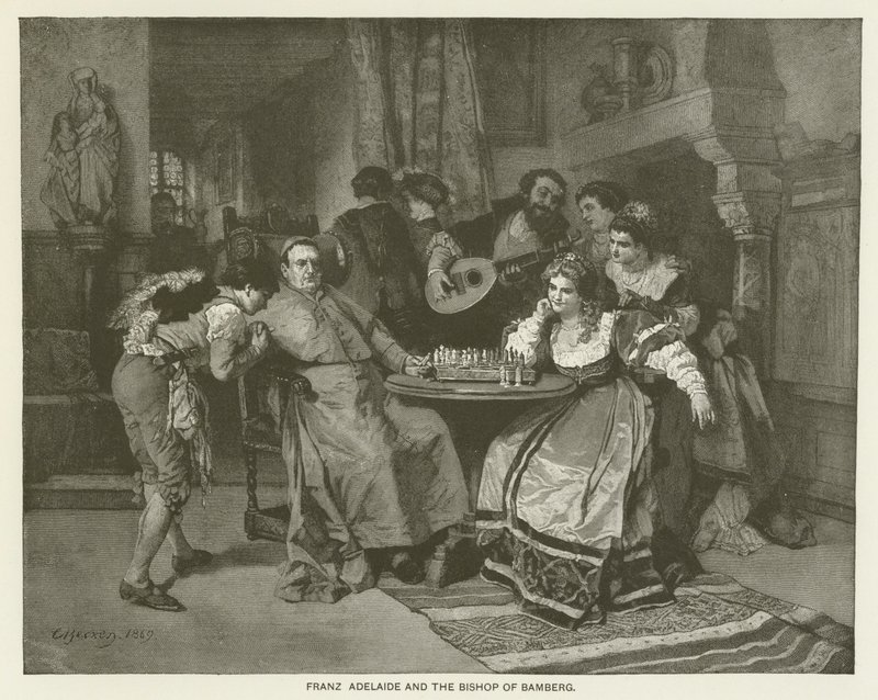Franz Adelaide e o Bispo de Bamberg de Carl Ludwig Friedrich Becker