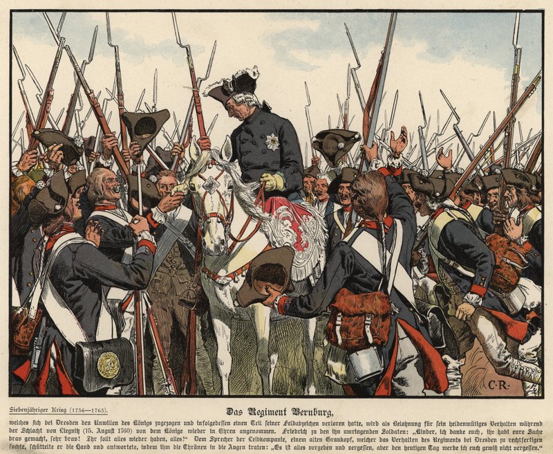 O Regimento de Bernburg de Carl Röchling