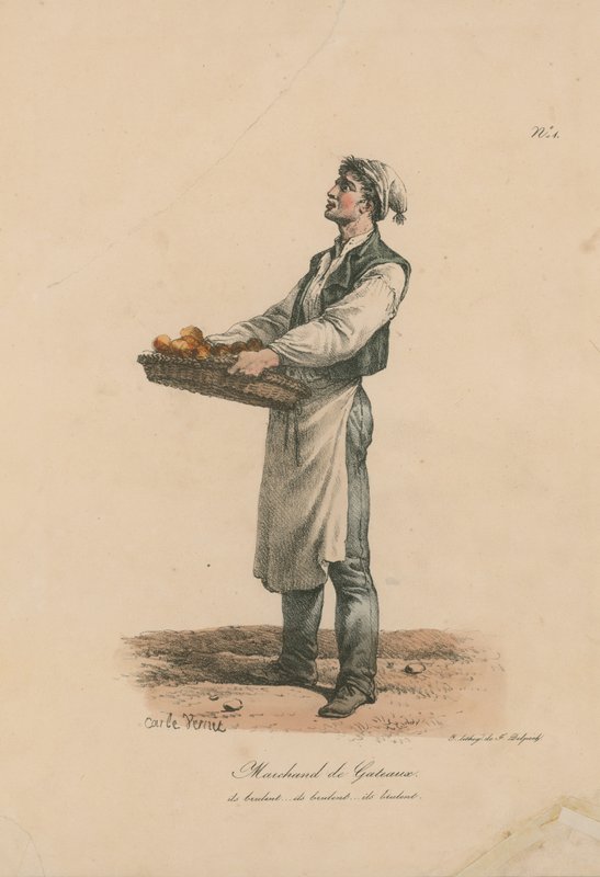Comerciante de Bolo de Carle Vernet