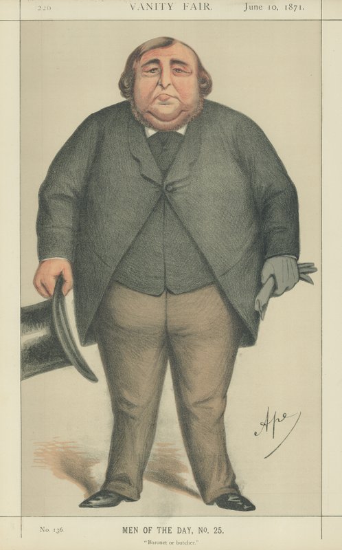 Arthur Orton, alegando ser Sir Roger Tichborne de Carlo Pellegrini