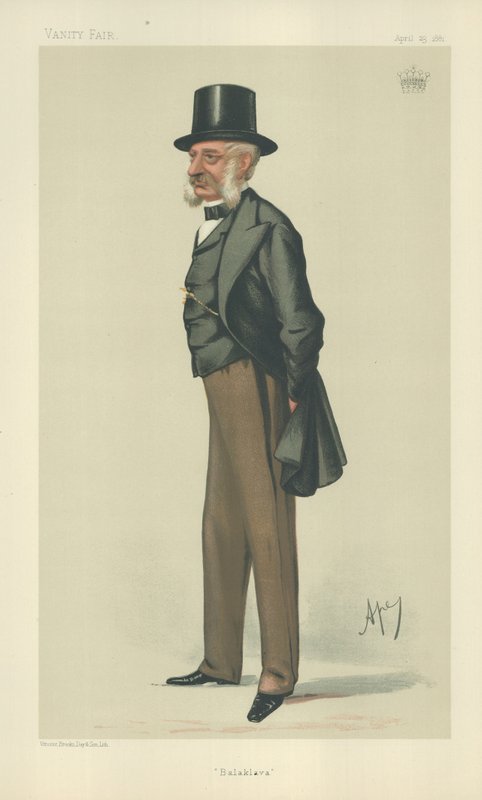 General Lucan, o conde de Lucan de Carlo Pellegrini