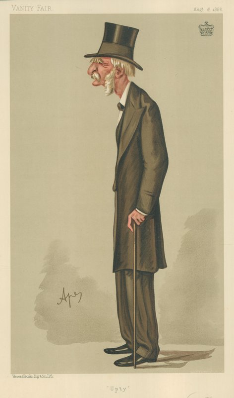 General Visconde Templetown, Upty, 18 de agosto de 1888, desenho animado da Vanity Fair de Carlo Pellegrini