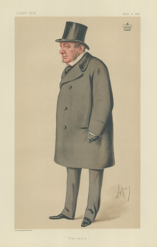 Lord Lyons (cor litho) de Carlo Pellegrini