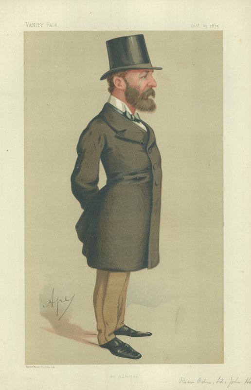 Contra-almirante Lord John Hay de Carlo Pellegrini