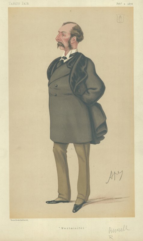 Sir Charles Russell (cor litho) de Carlo Pellegrini