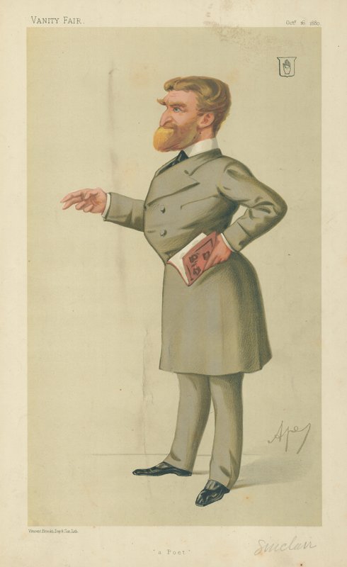 Sir John George Sinclair, Um poeta, 16 de outubro de 1880, desenho animado da Vanity Fair de Carlo Pellegrini