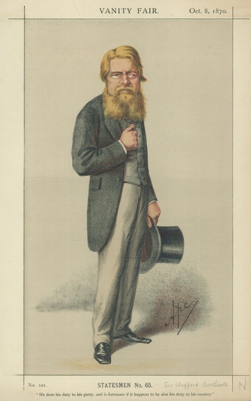 Sir Stafford Northcote de Carlo Pellegrini