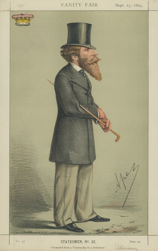 O duque de Abercorn de Carlo Pellegrini
