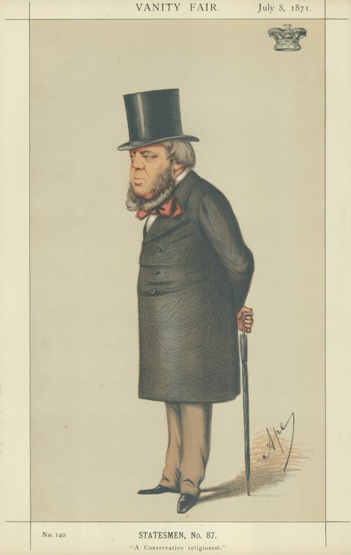 O Duque de Marlborough (cor litho) de Carlo Pellegrini
