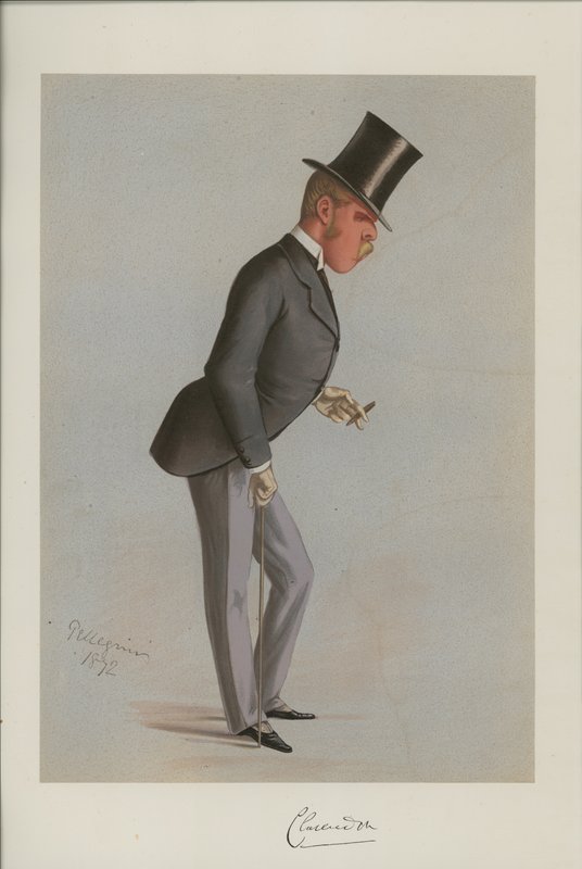 O conde de Clarendon de Carlo Pellegrini