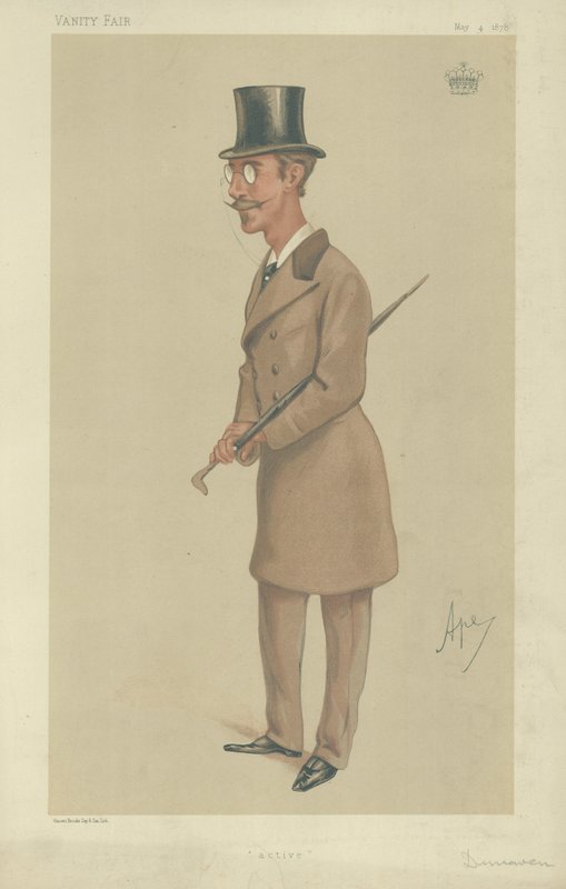 O conde de Dunraven e Mount-Earl de Carlo Pellegrini