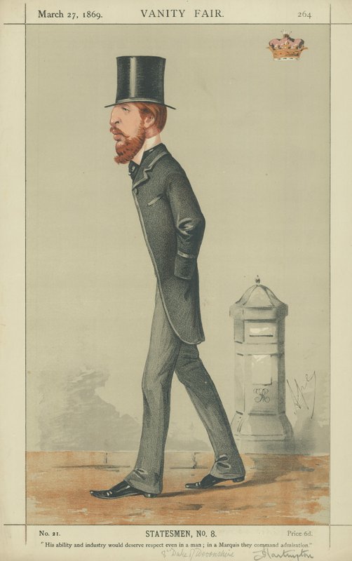 O Marquês de Hartington de Carlo Pellegrini