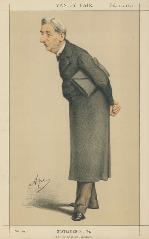 O ilustre William Monsell (cor litho) de Carlo Pellegrini