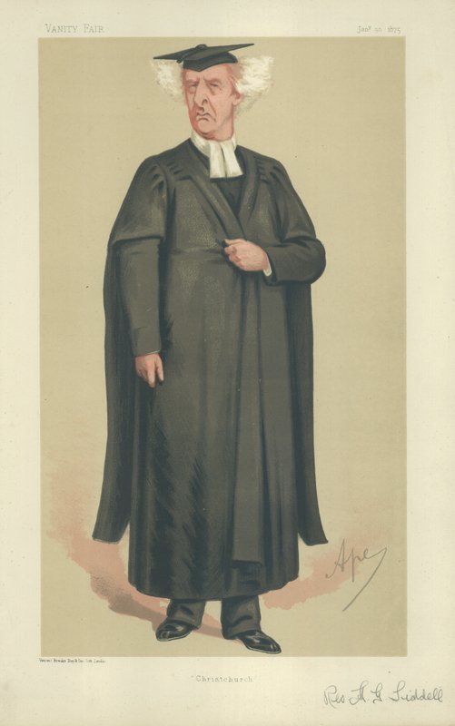 O reverendo Henry George Liddell de Carlo Pellegrini