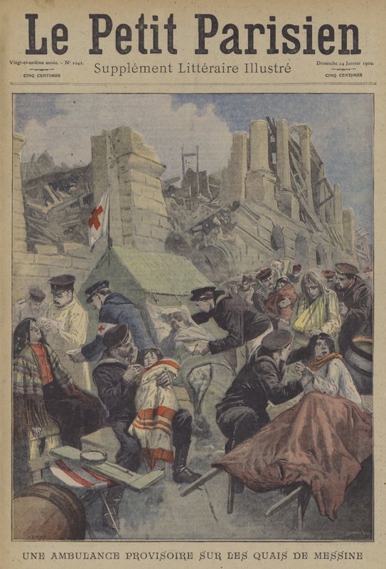 O Terremoto de Messina de 1908, Itália de Carrey