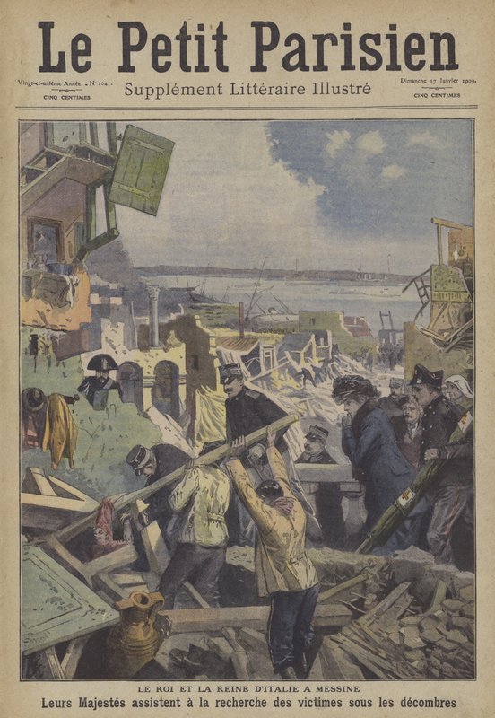 O Terremoto de Messina de 1908, Itália de Carrey