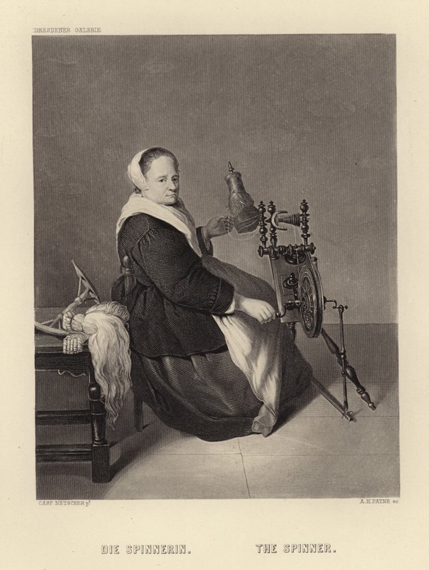 O Spinner de Caspar Netscher