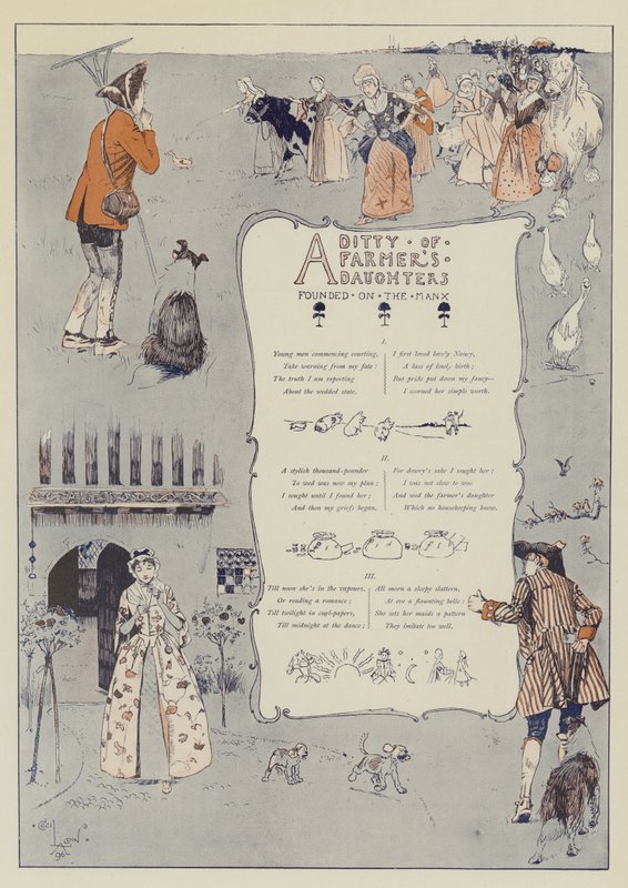 Um Ditty das filhas do fazendeiro de Cecil Charles Windsor Aldin