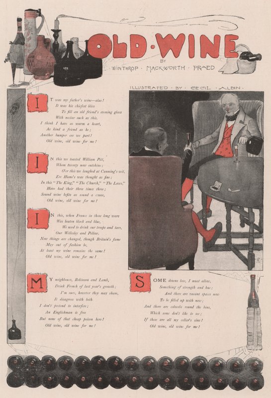Vinho Velho, de Winthrop Mackworth Praed de Cecil Charles Windsor Aldin