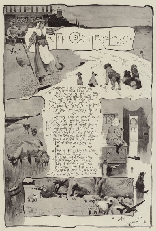 O país lass de Cecil Charles Windsor Aldin