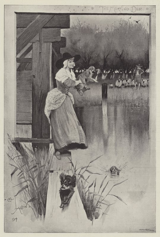 O mergulho matinal de Cecil Charles Windsor Aldin