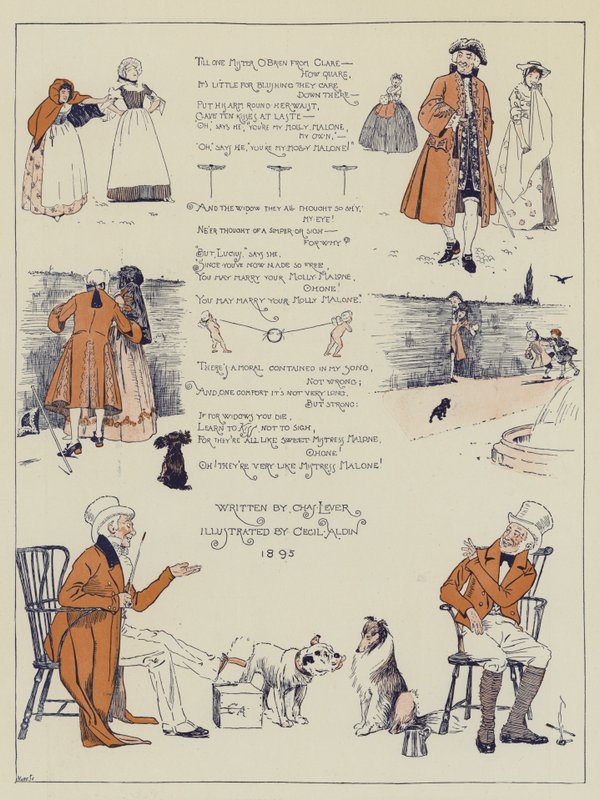 A Viúva Malone, de Charles Lever de Cecil Charles Windsor Aldin